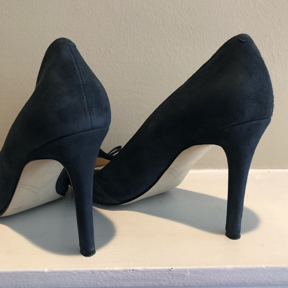 Enzo Angiolni Blue Heels - Picture 6 of 8